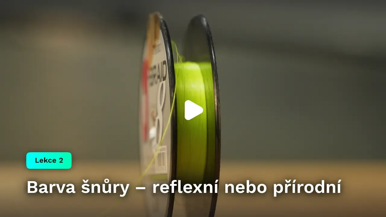 Barva šnůry – reflexní nebo přírodní