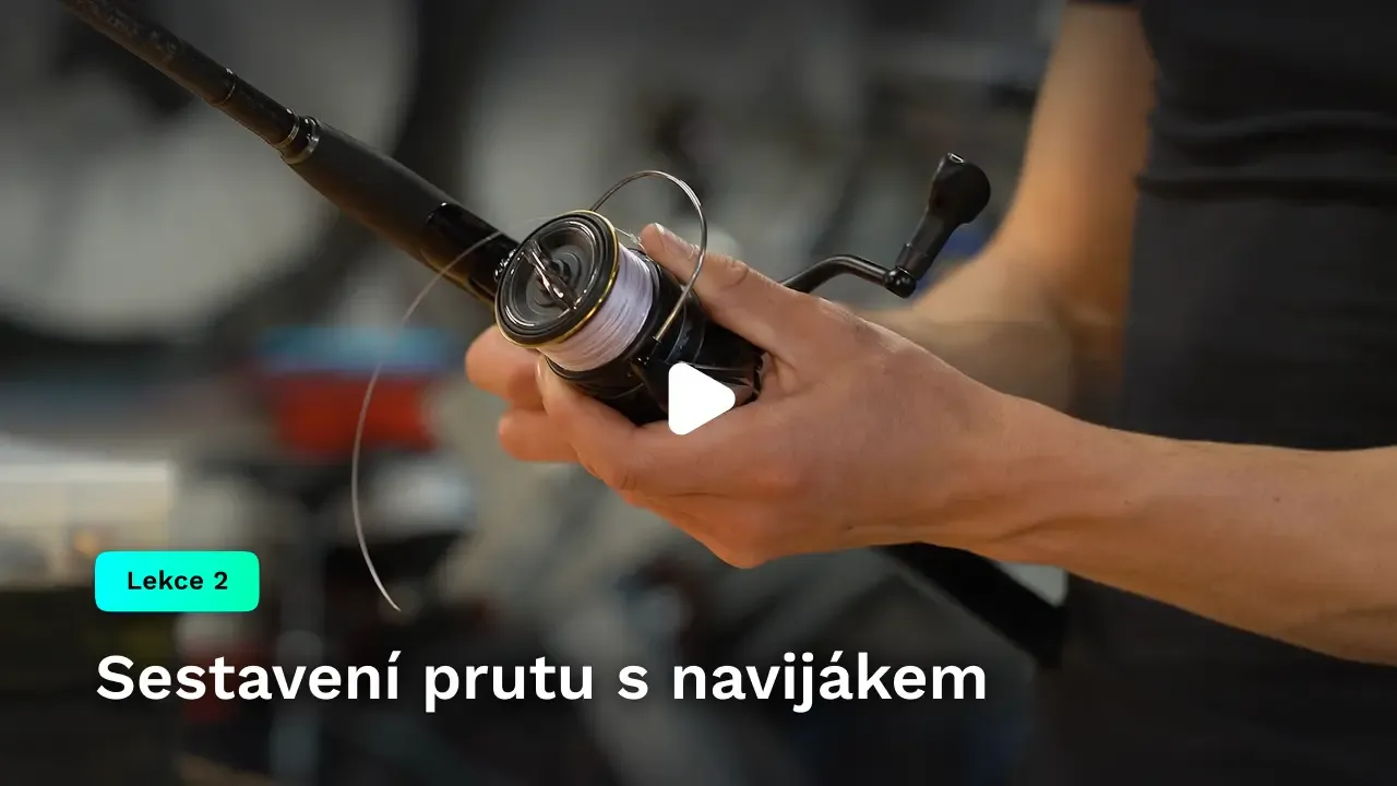 Sestavení prutu s navijákem