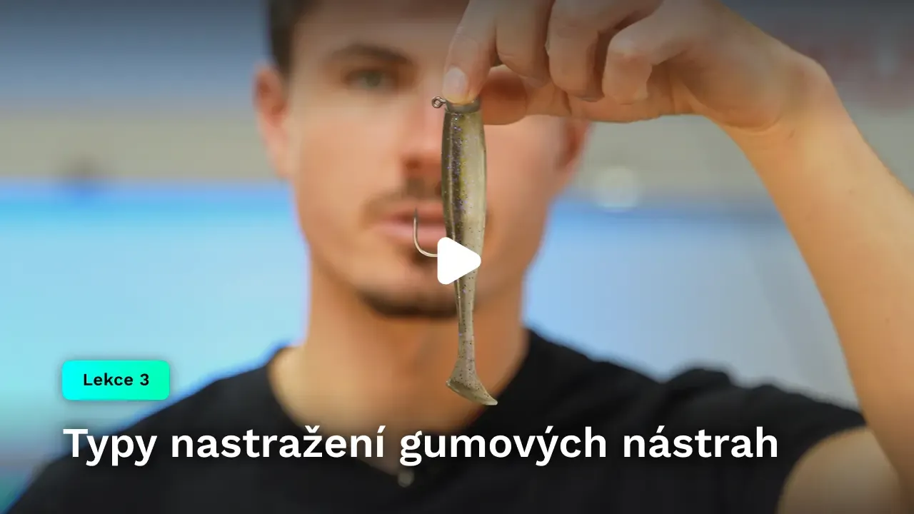 Typy nastražení gumových nástrah