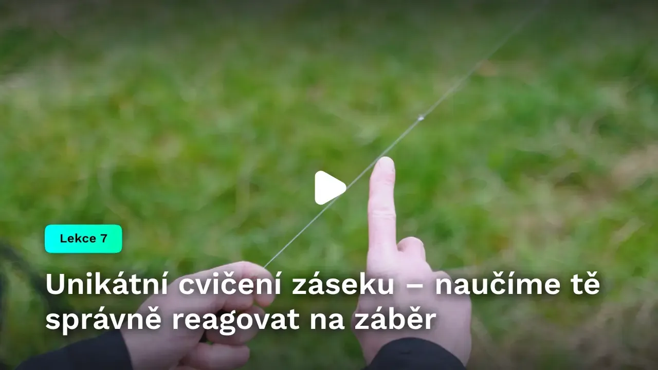 Unikátní cvičení záseku – naučíme tě správně reagovat na záběr
